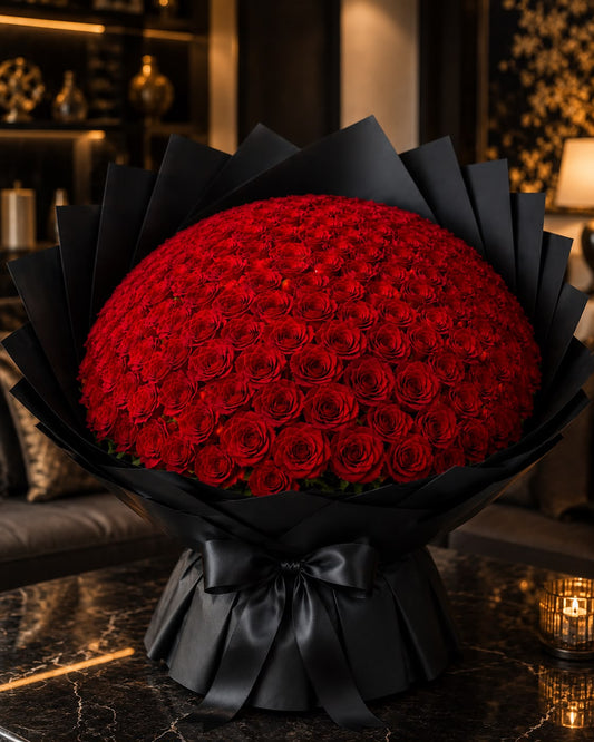Luxury 100 Red Roses Bouquet