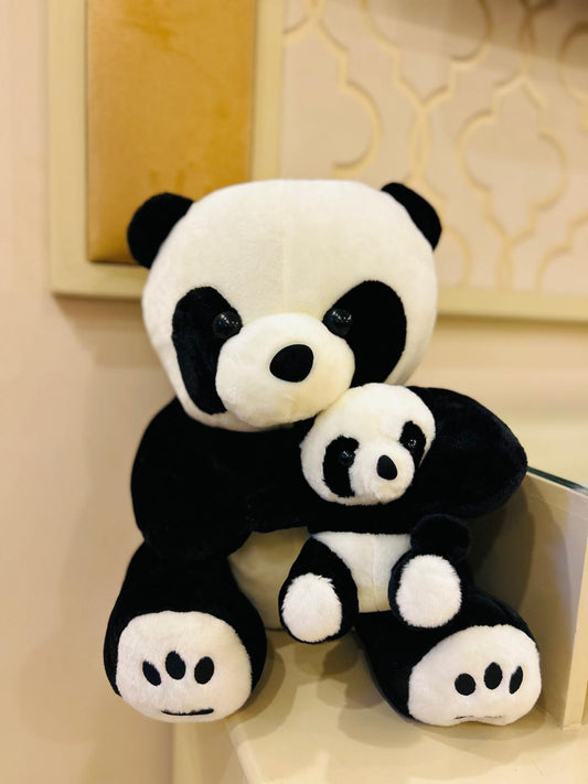 Mama Panda & Baby Panda Plush Toy