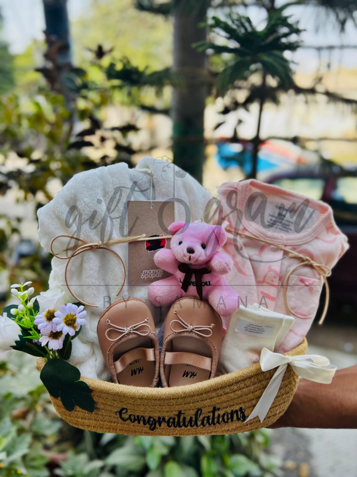 Newborn Woven Gift Basket