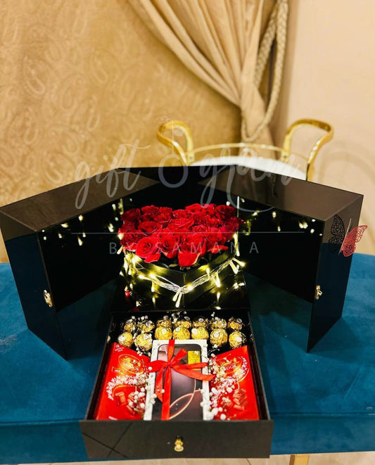 Acrylic Phone Box with Premium Chocolates