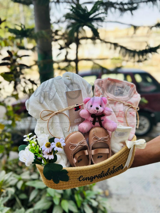 Newborn Woven Gift Basket