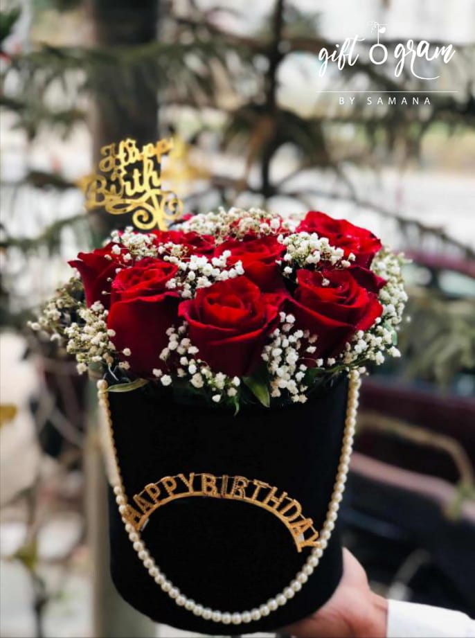 Luxury Birthday Red Roses Box