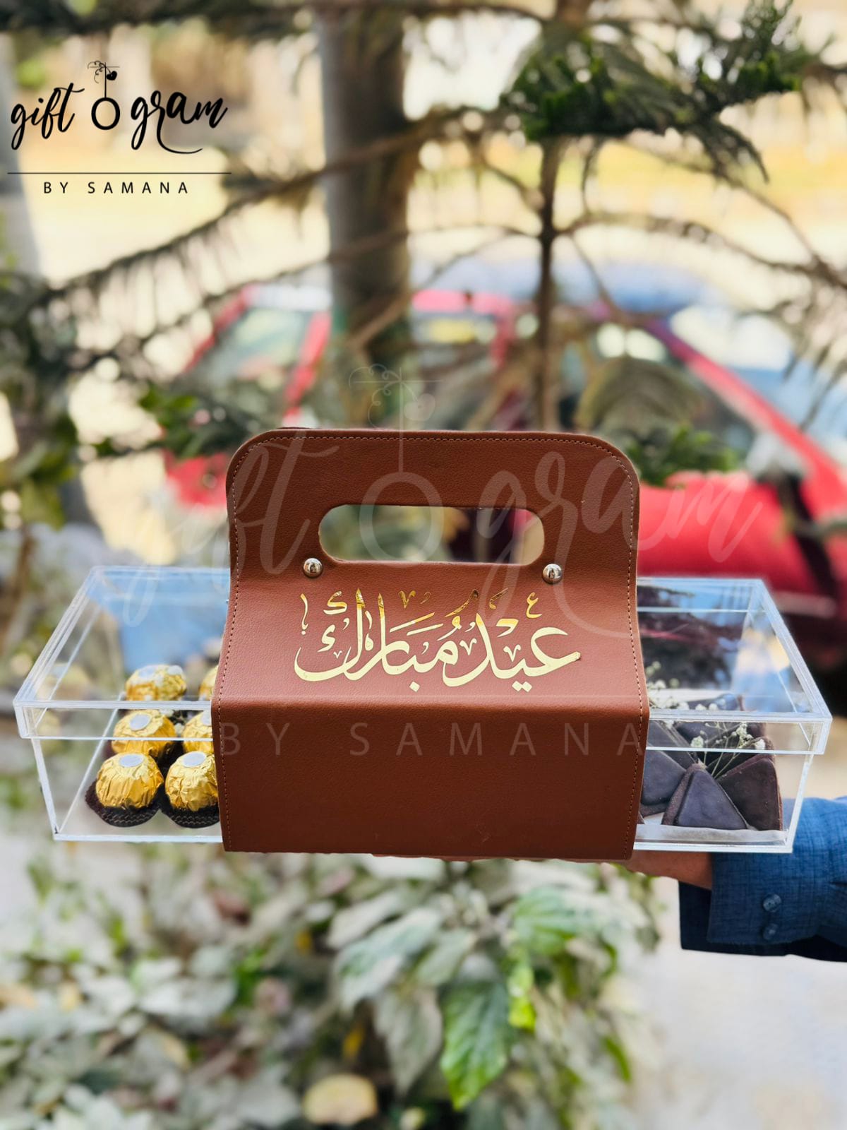 Eid Mubarak luxury chocolate gift hamper box