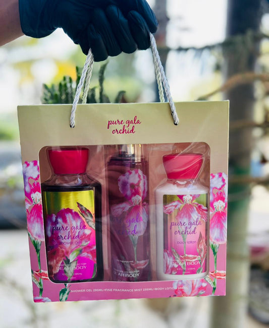 Pure Gala Orchid 3-in-1 Gift Set